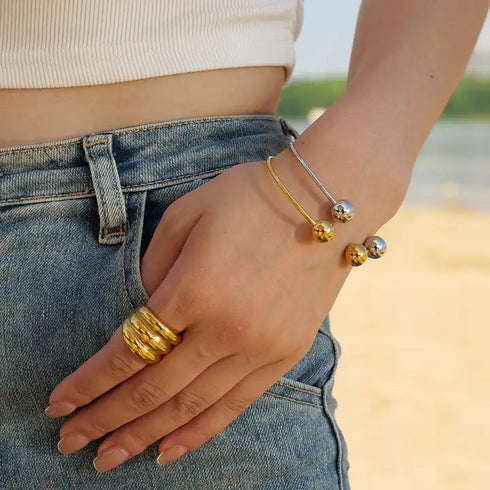 Vienna Silver Bangle